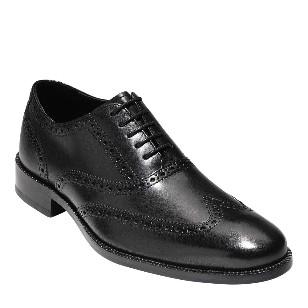Cole Haan Mens Williams Wing Ii Leather Lace Up Dress Oxfords, Black ...