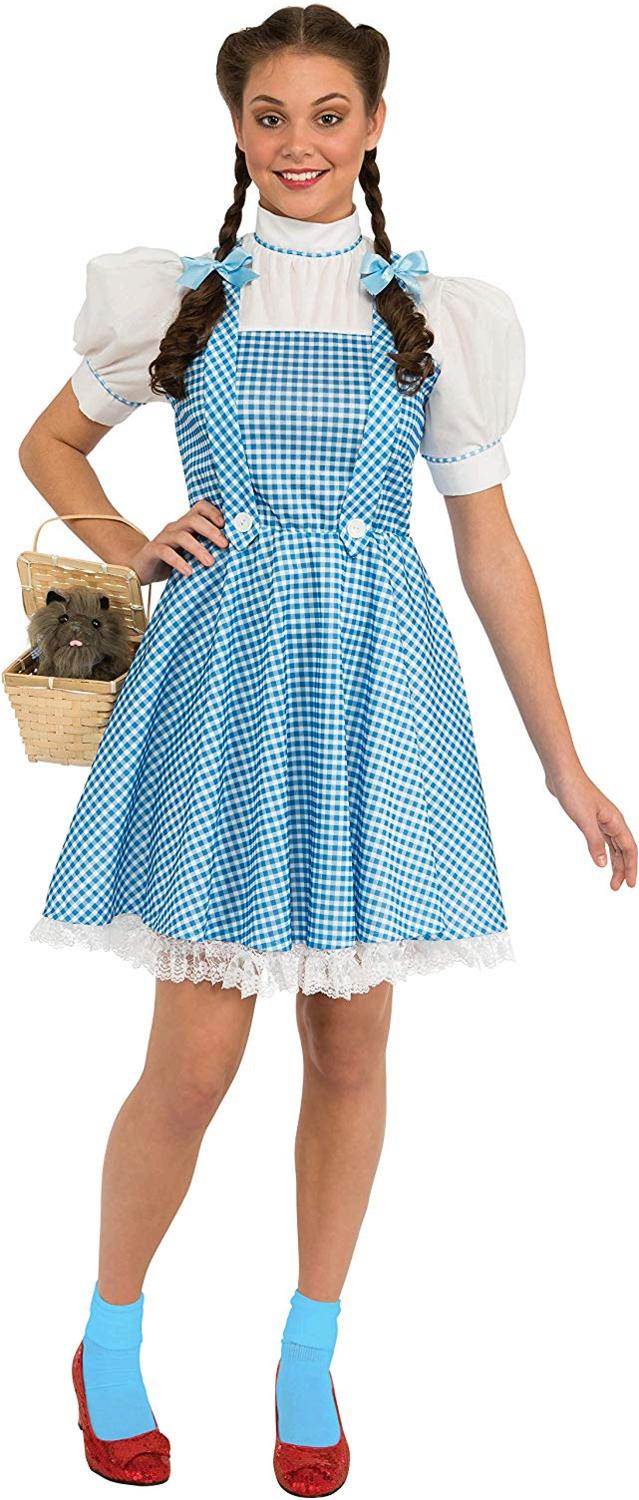 Rubie's Costume Women's Wizard Of Oz Adult Dorothy Dress, Blue/White ...