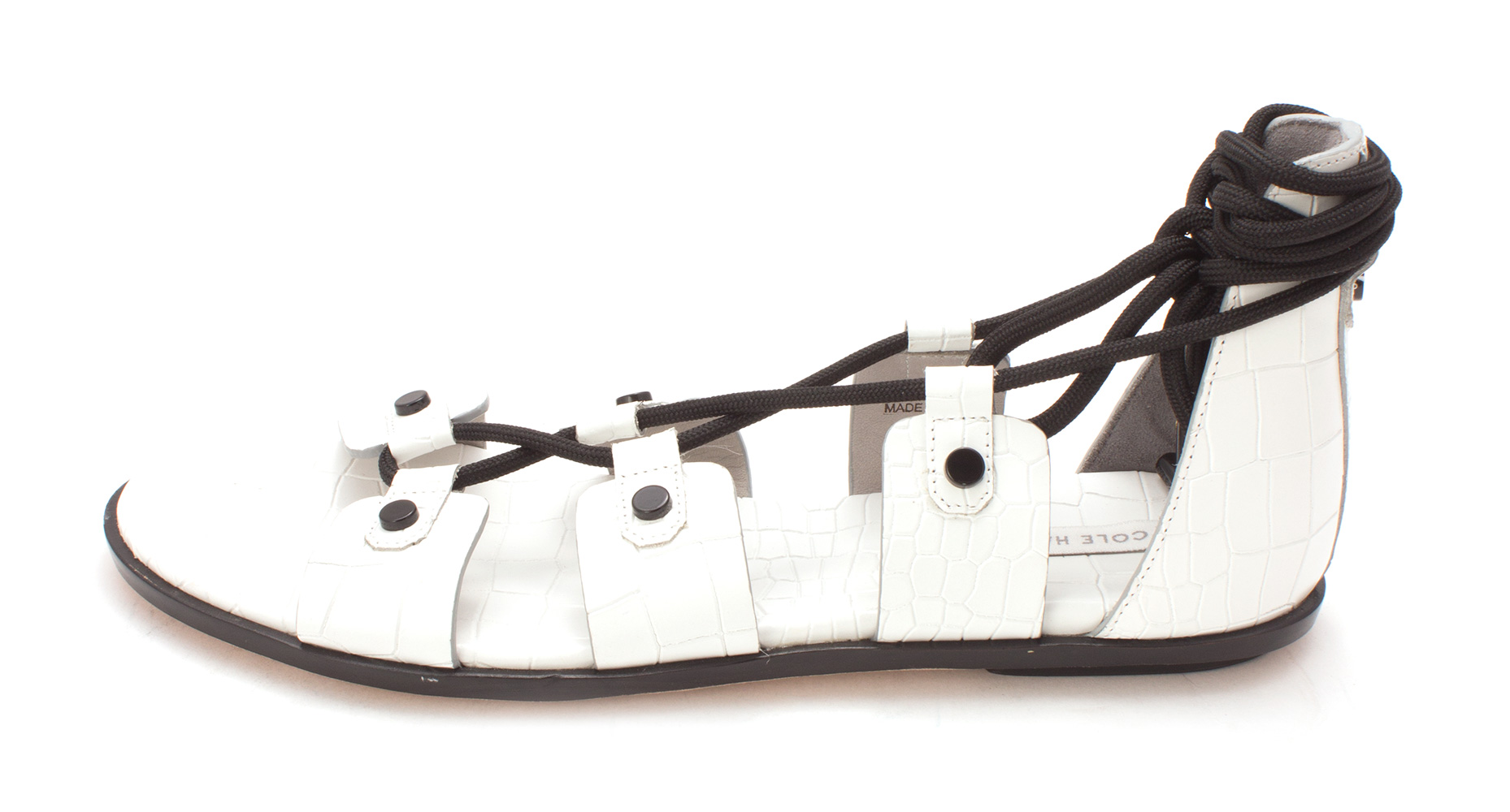 Cole Haan Womens 14A4039 Open Toe Casual Slide Sandals Optic White Size 60 Cole Haan Womens 14A4039 Open Toe Casual Slide Sandals Optic White Size 60