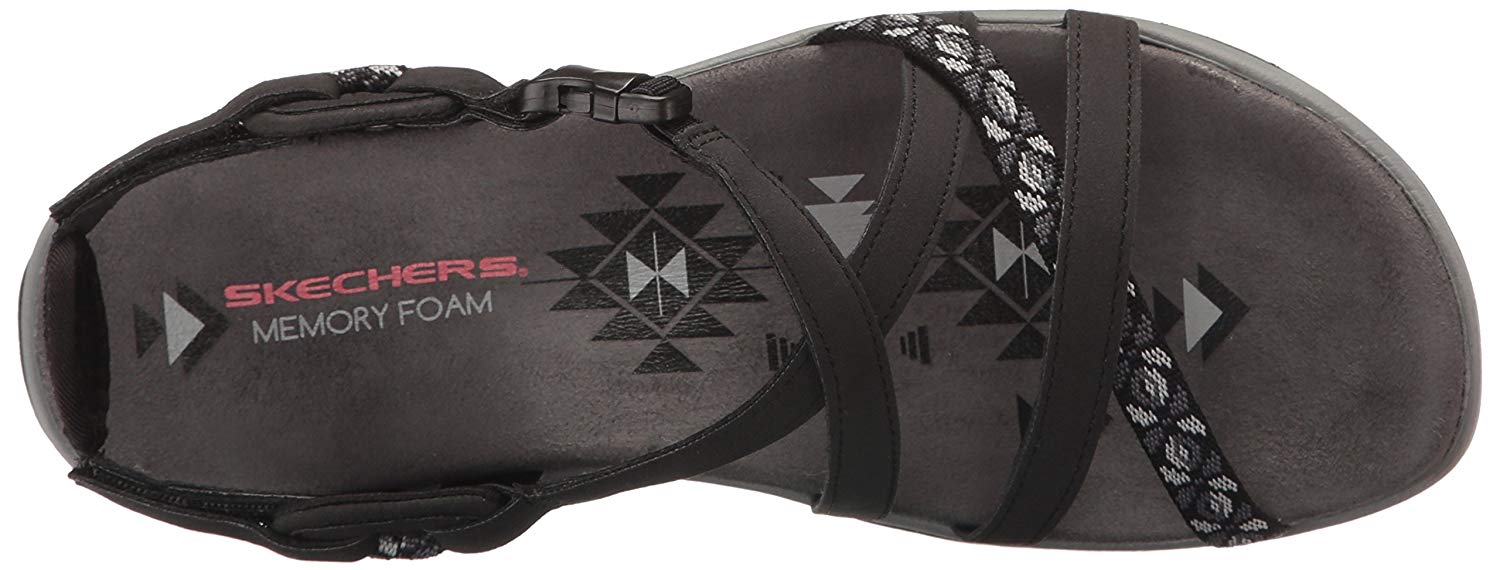Skechers Reggae Slim - Stretch Appeal Navy Womens Strappy Sandal Size 8M | eBay