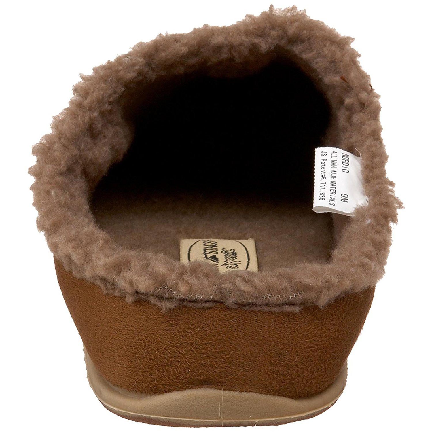 Deer Stags Mens nordic Faux Fur Closed Toe Slip On Slippers, Chestnut, Size 13.0 | eBay