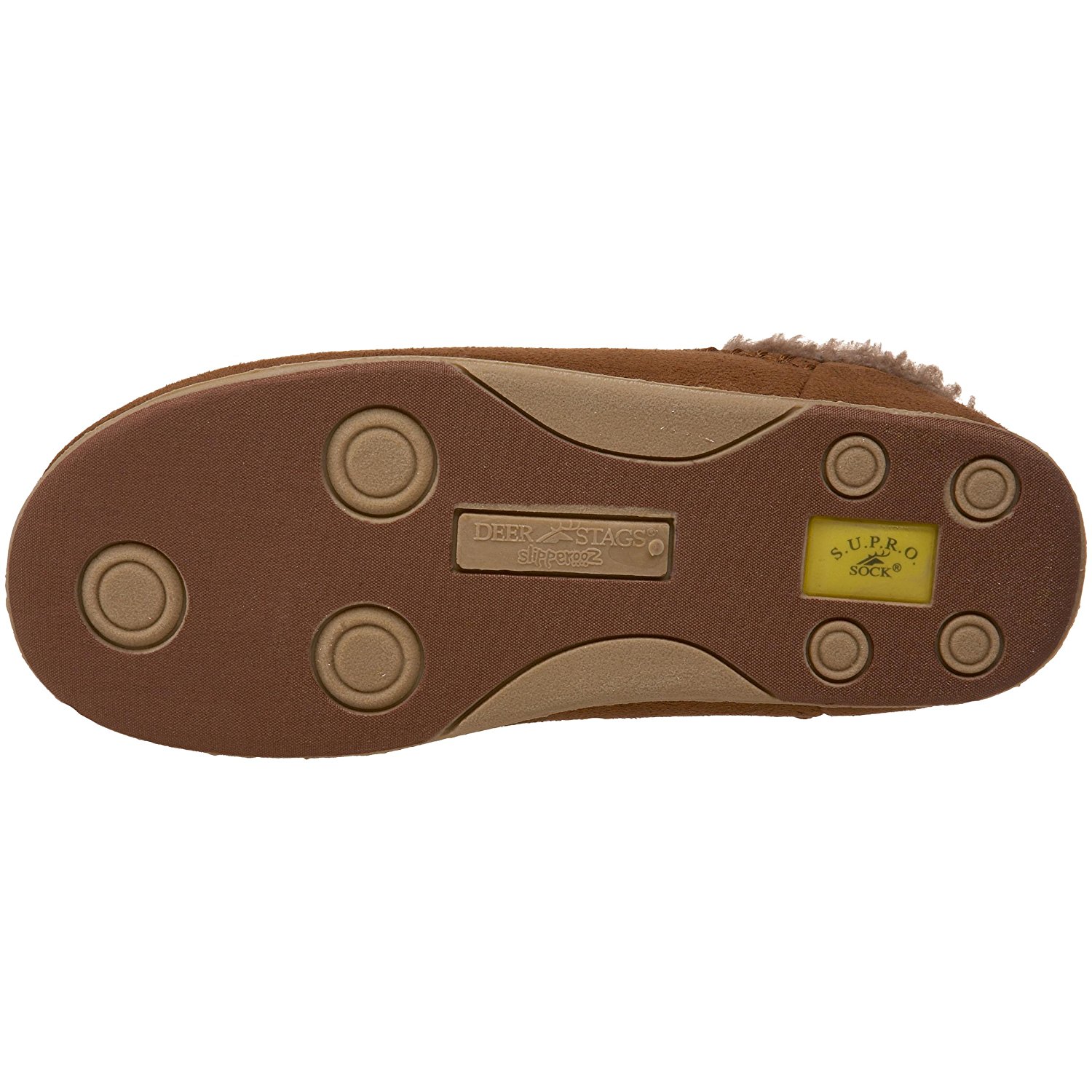 Deer Stags Mens nordic Faux Fur Closed Toe Slip On Slippers, Chestnut, Size 13.0 | eBay