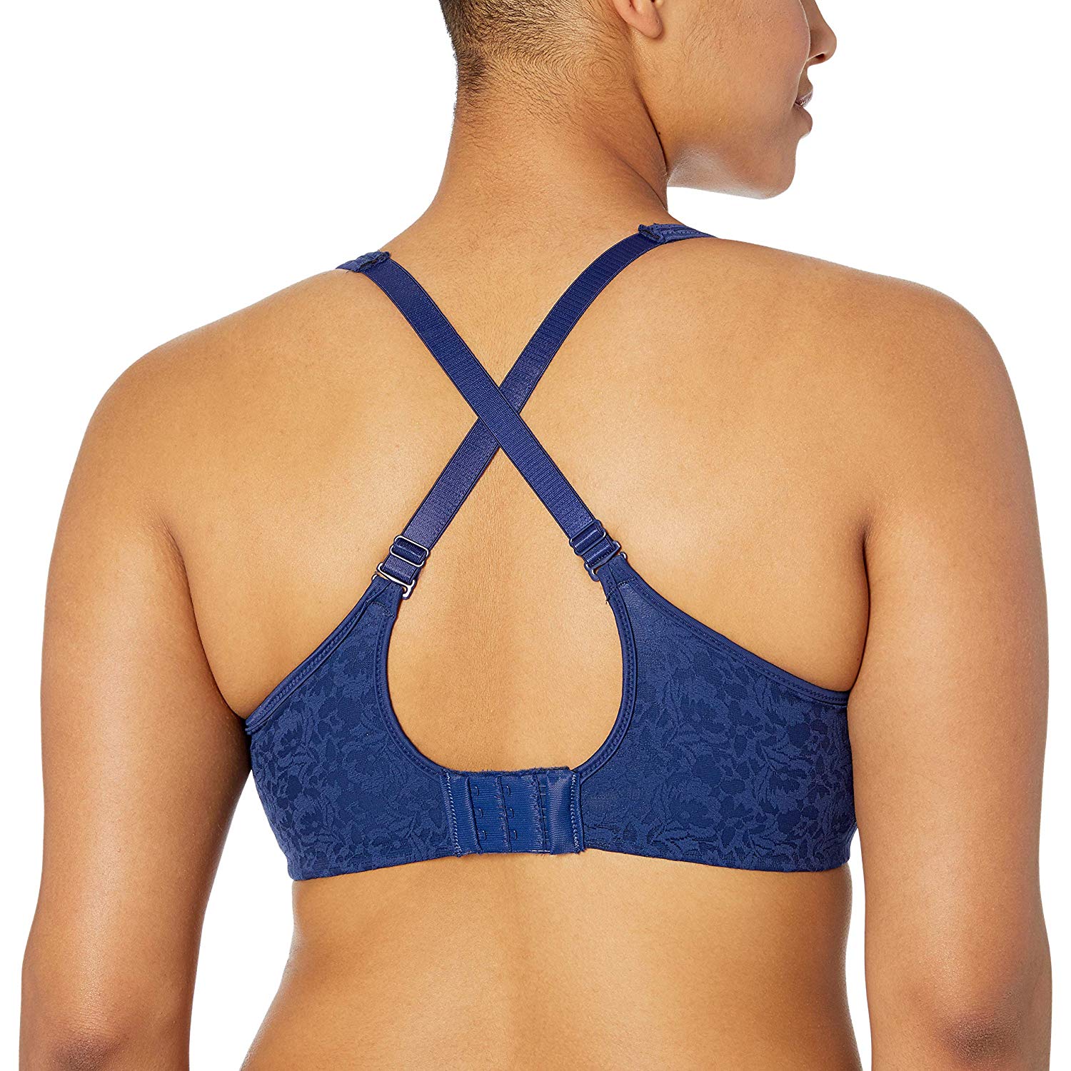 Bali Womens Passion For Comfort Back Smoothing Underwire Bra Blue 1733