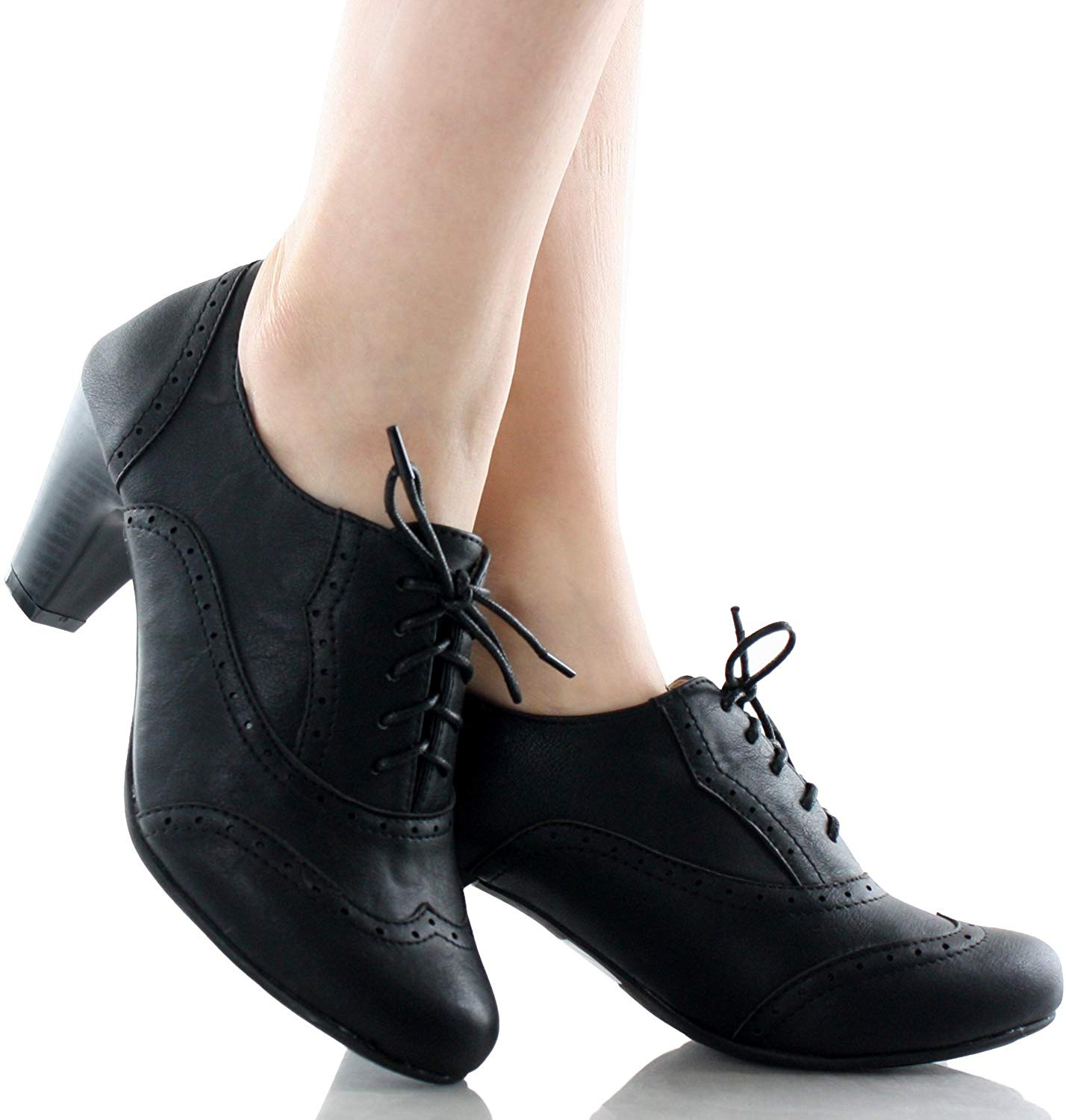 black lace up dress shoes womens