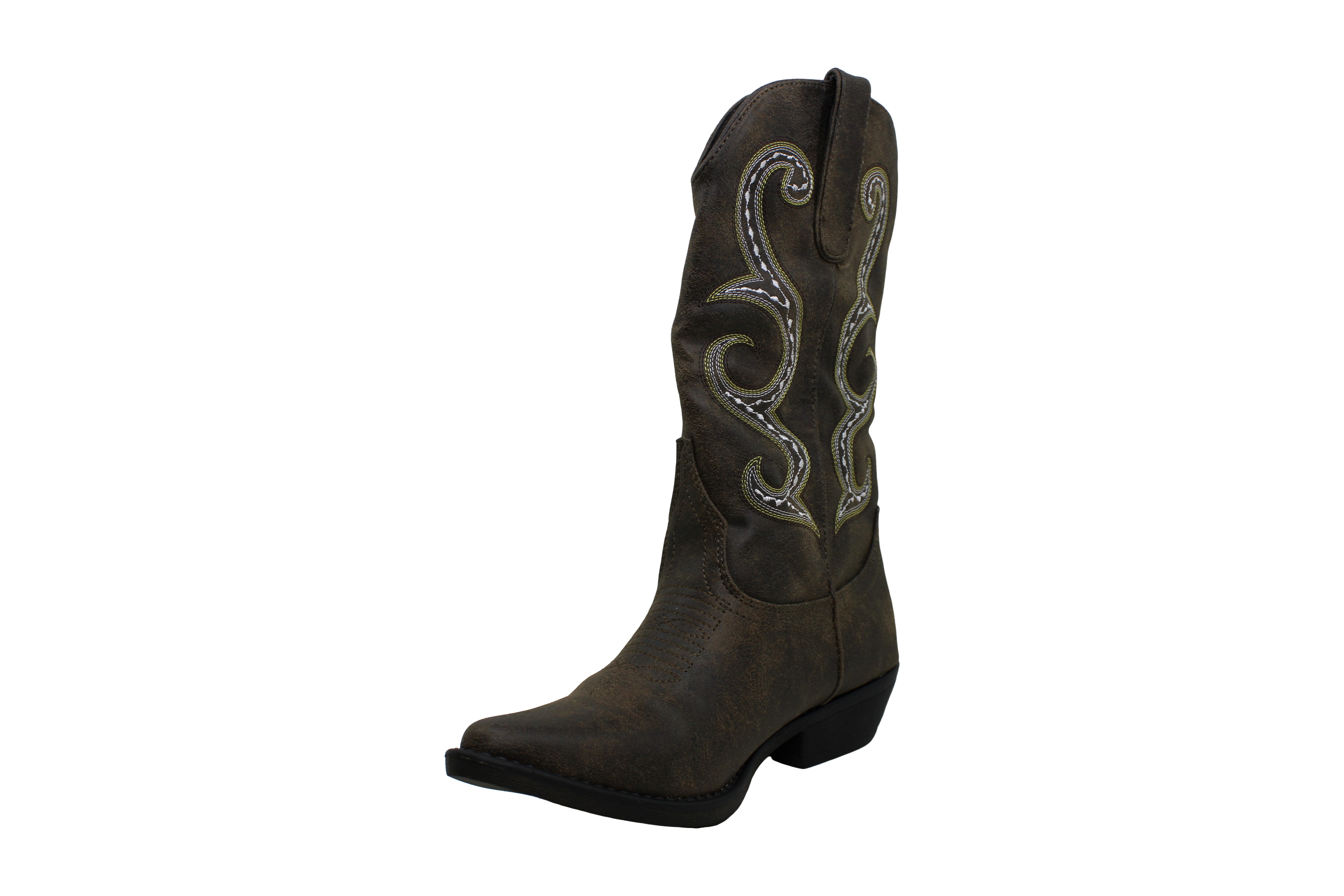 mid calf western boot