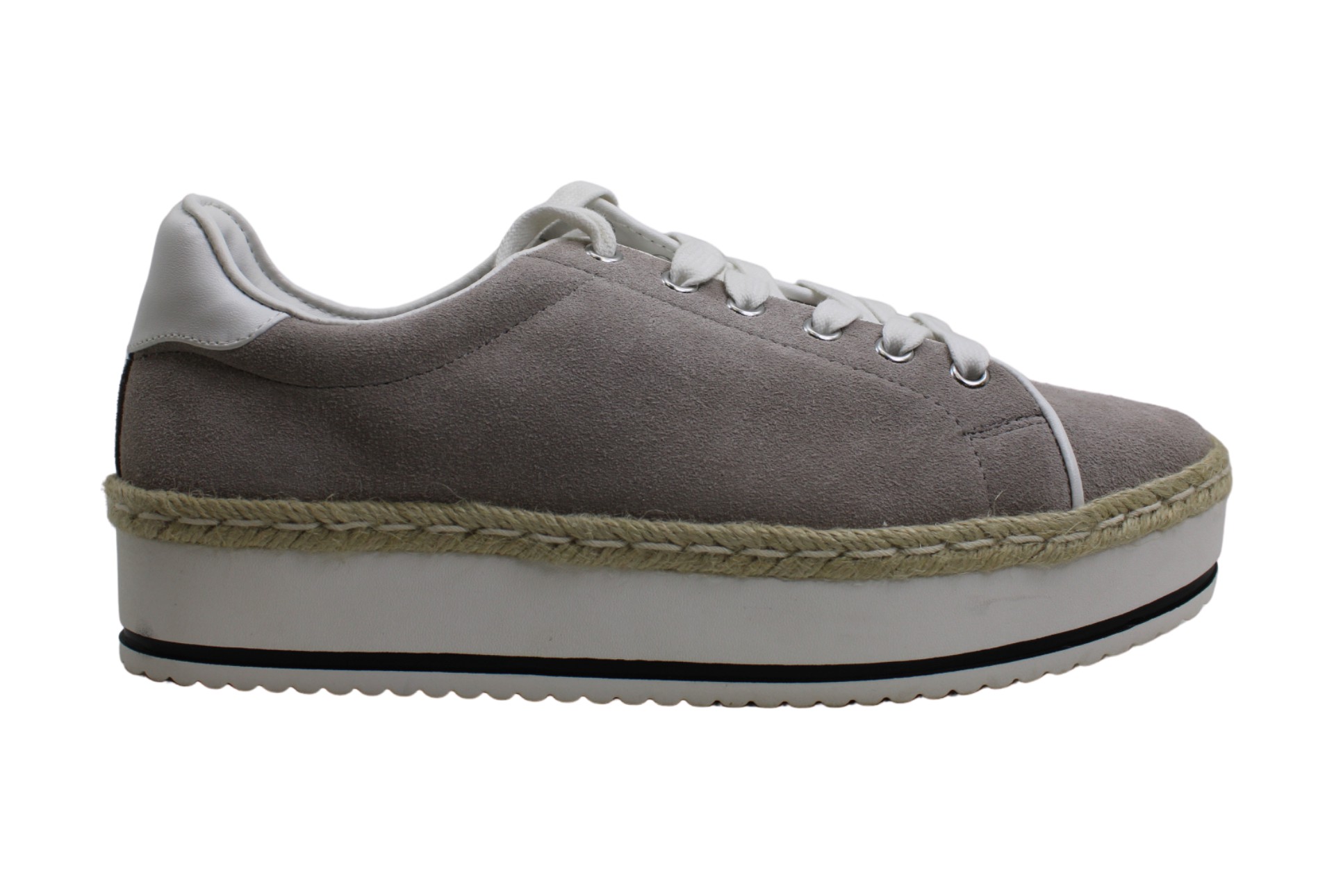 steve madden feather grey suede