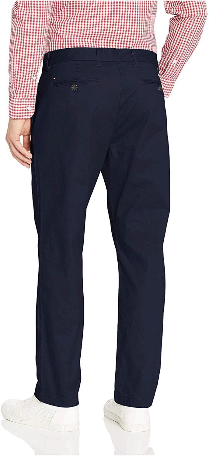 tommy hilfiger men's custom fit chino pants