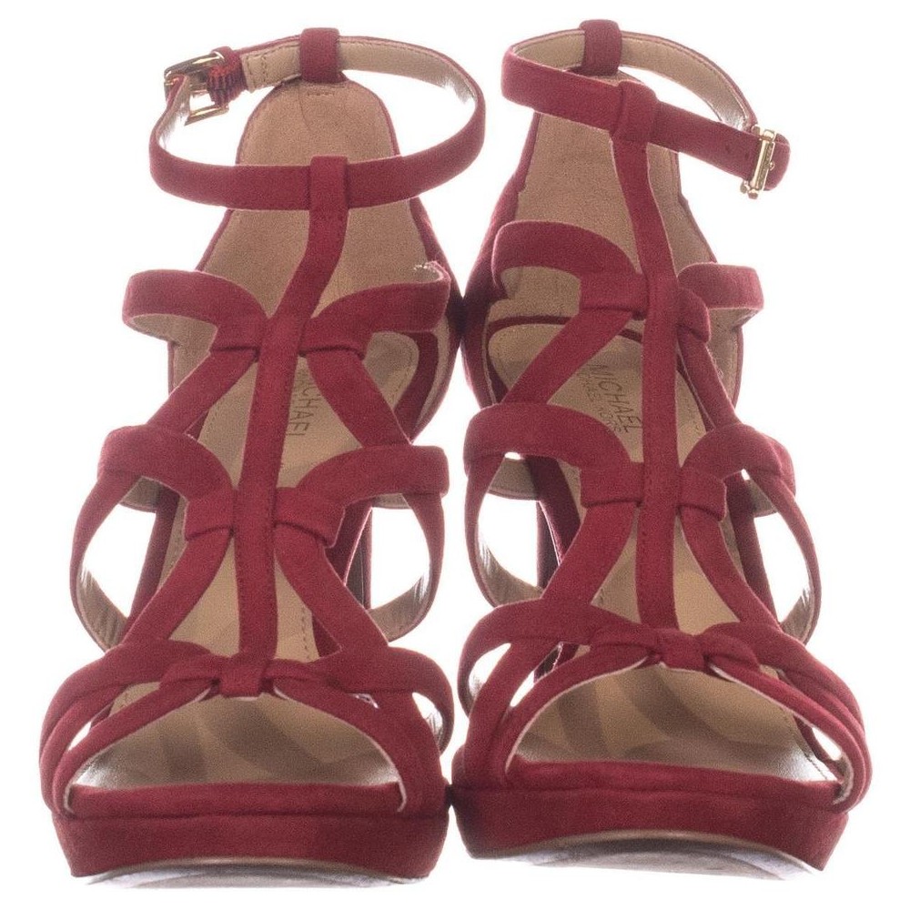 Michael Michael Kors Womens Sandra Platform Suede Open Toe Terra Size 9m for sale online | eBay
