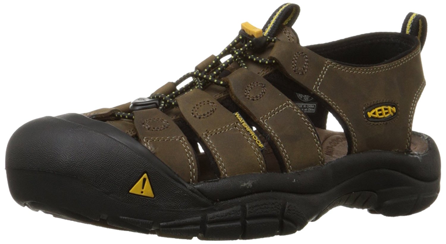 Keen Mens Newport H2 Leather Low Top Bungee Trail Running Shoes, Bison ...