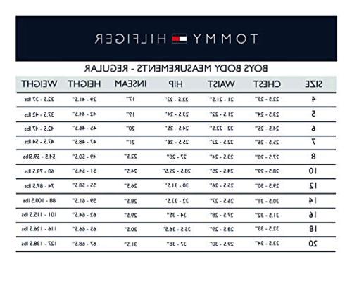 tommy hilfiger shirt size chart