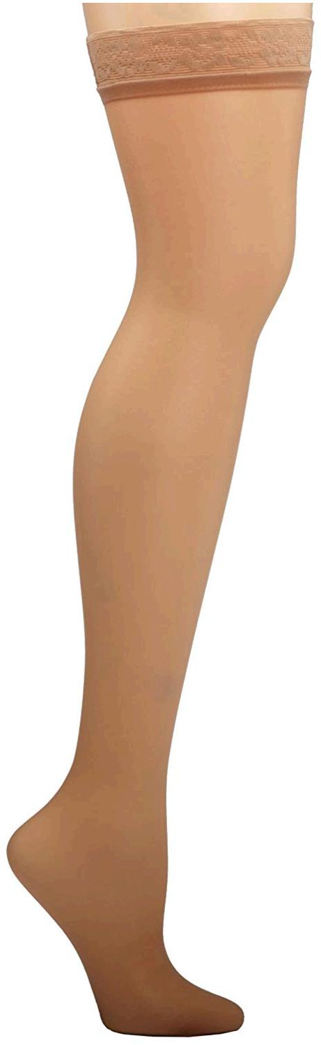 Hanes Women's Silk Reflections Thigh Highs, Little, Little Color, Size ...