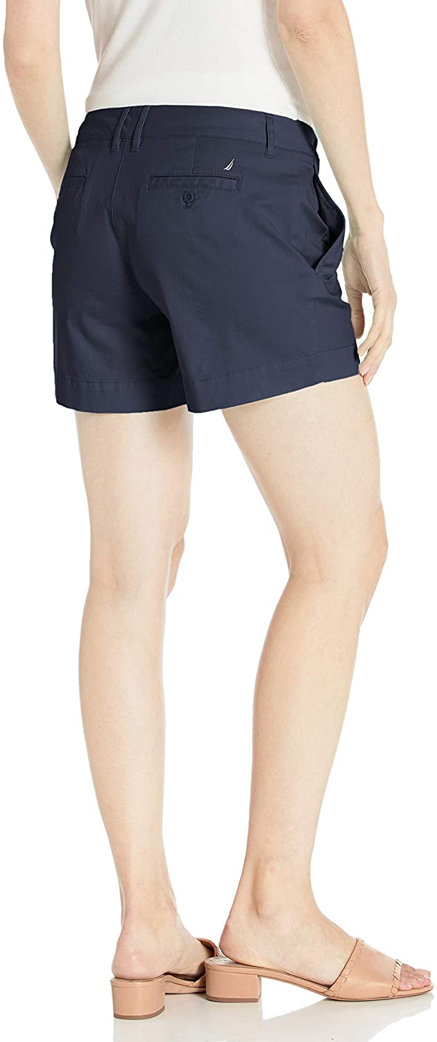 navy blue tailored shorts