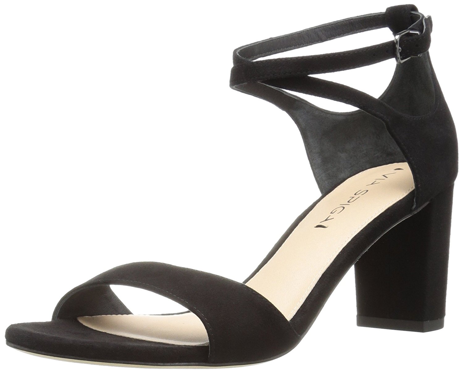 Via Spiga Womens Wendi Open Toe Casual Ankle Strap Black Suede Size 100 Via Spiga Womens Wendi Open Toe Casual Ankle Strap Black Suede Size 100