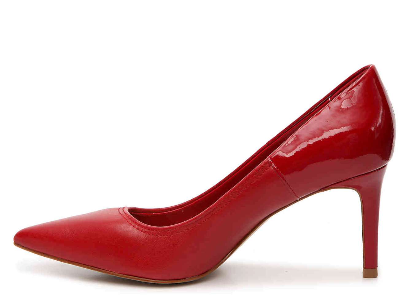 Tahari Womens Peyton Pointed Toe Classic Pumps flag red Size 9.5 Tahari Womens Peyton Pointed Toe Classic Pumps flag red Size 9.5