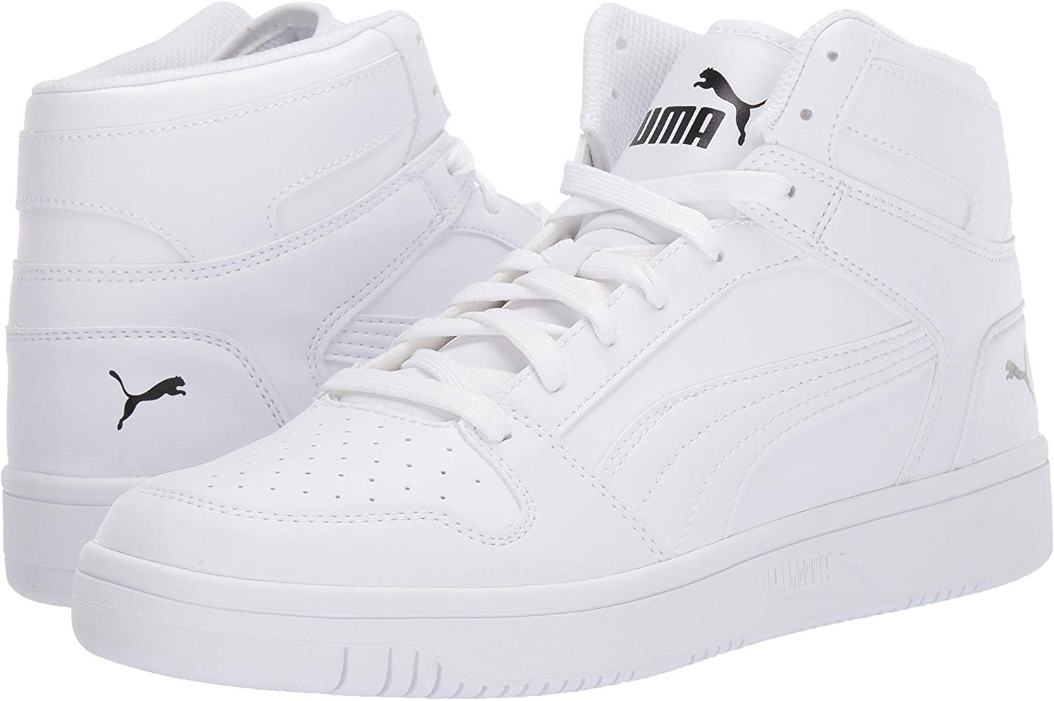 PUMA Men's Rebound Layup Sneaker, White/Black, Size 7.0 tuJk | eBay