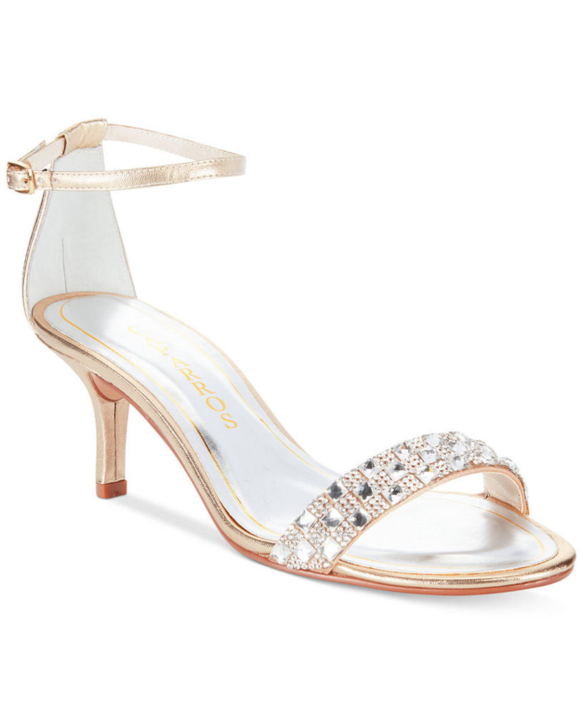 Caparros Womens Starla Open Toe Special Occasion Ankle Gold Metallic Size 85 Caparros Womens Starla Open Toe Special Occasion Ankle Gold Metallic Size 85