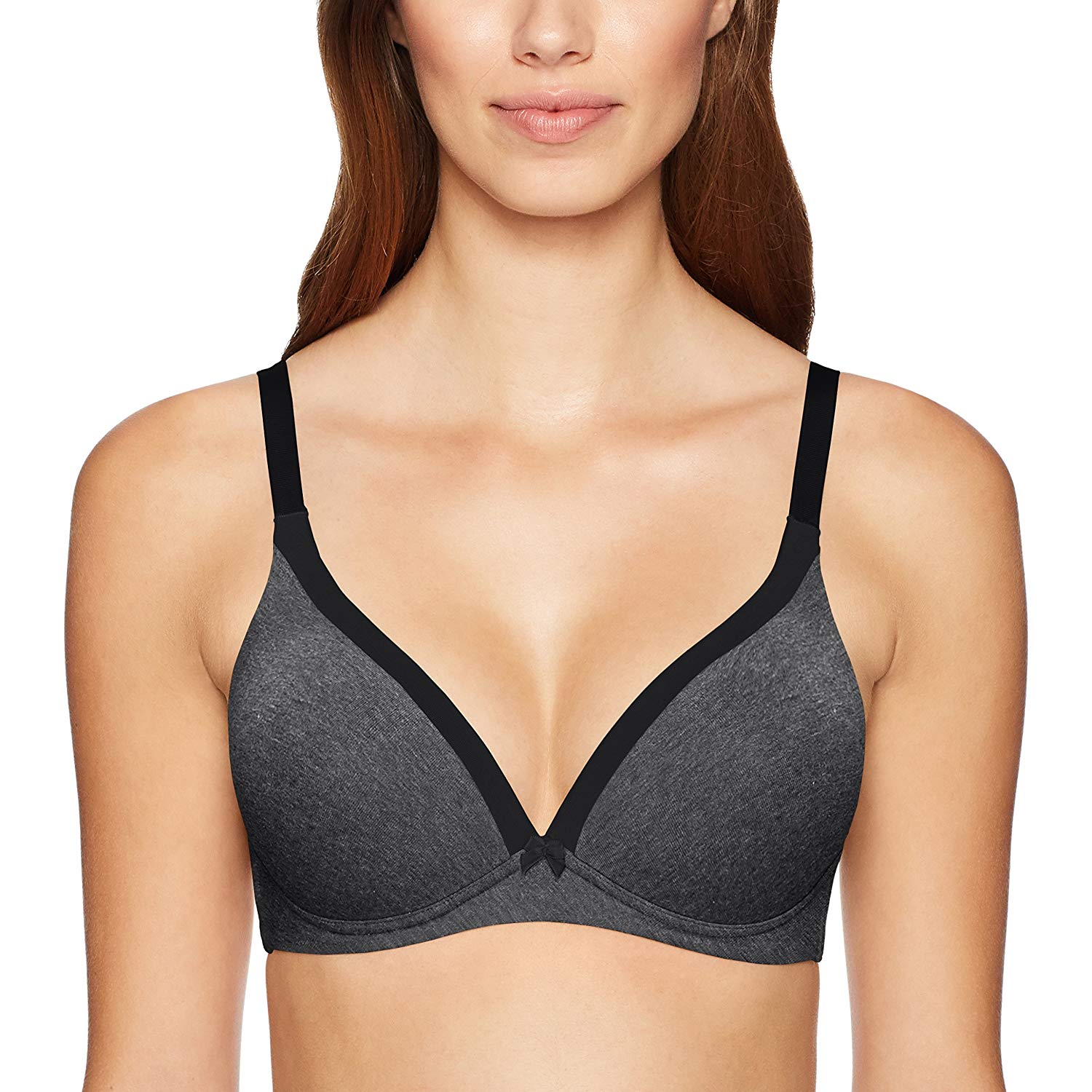 warner's invisible bliss cotton wireless bra rn0141a