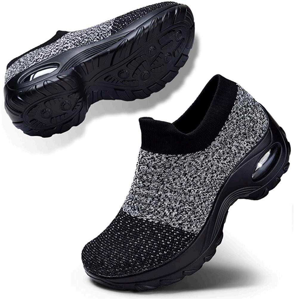 stq slip on mesh walking shoes