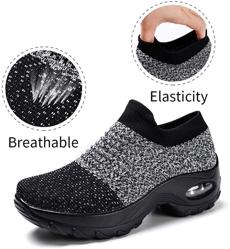 stq slip on mesh walking shoes