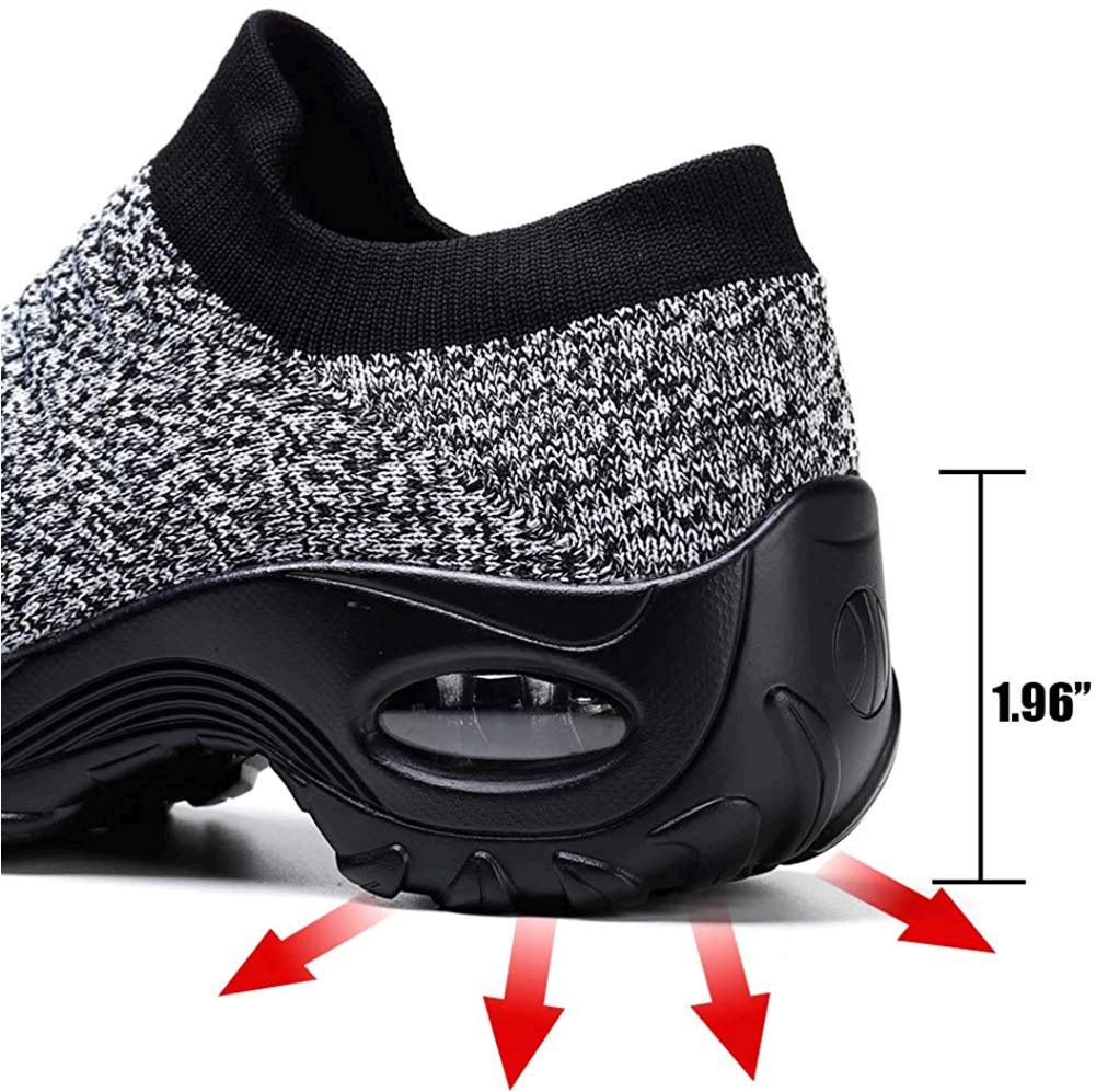 stq slip on mesh walking shoes
