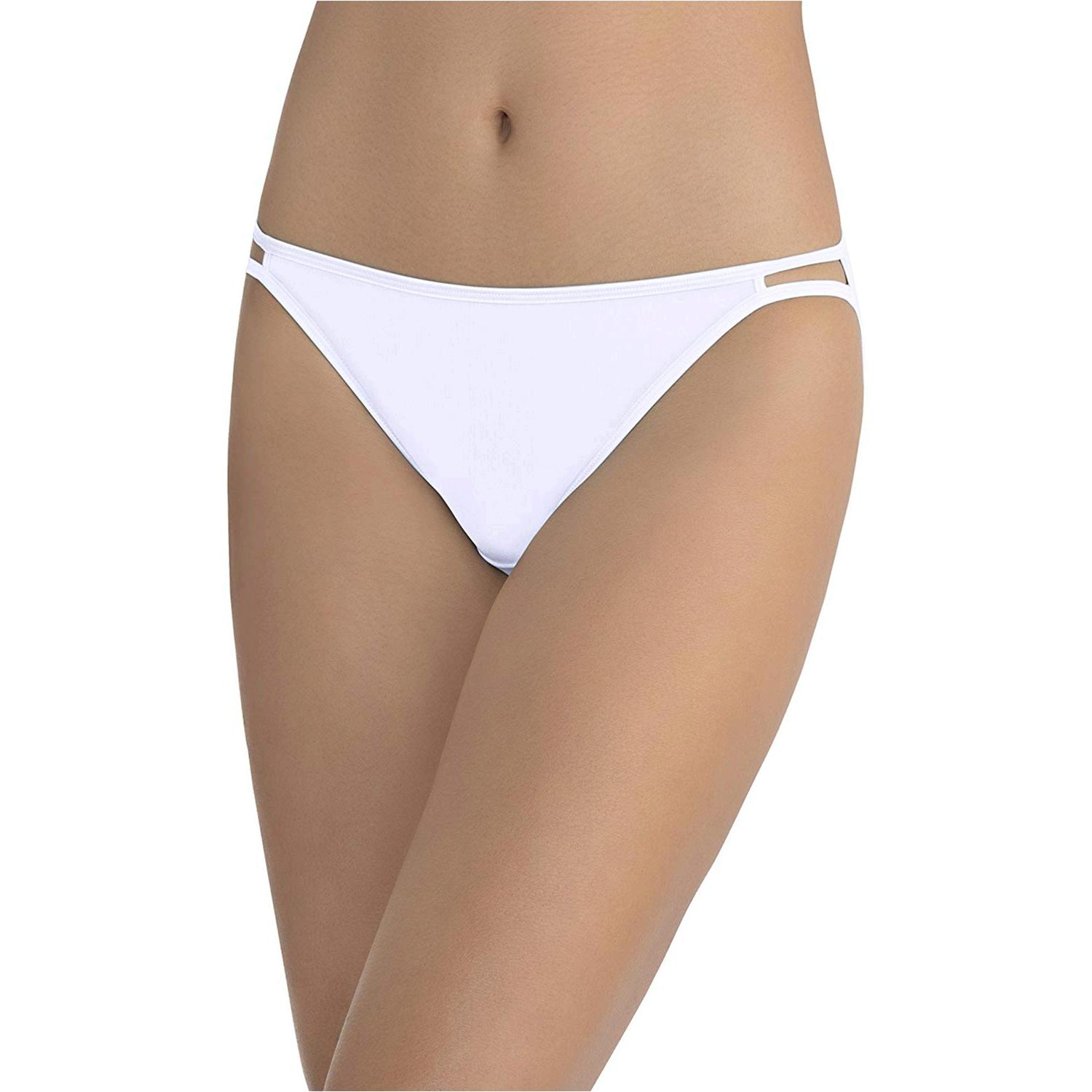 Vanity Fair Women's Illumination String Bikini Panty, Star White, Size 6.0 Jbr8 | eBay