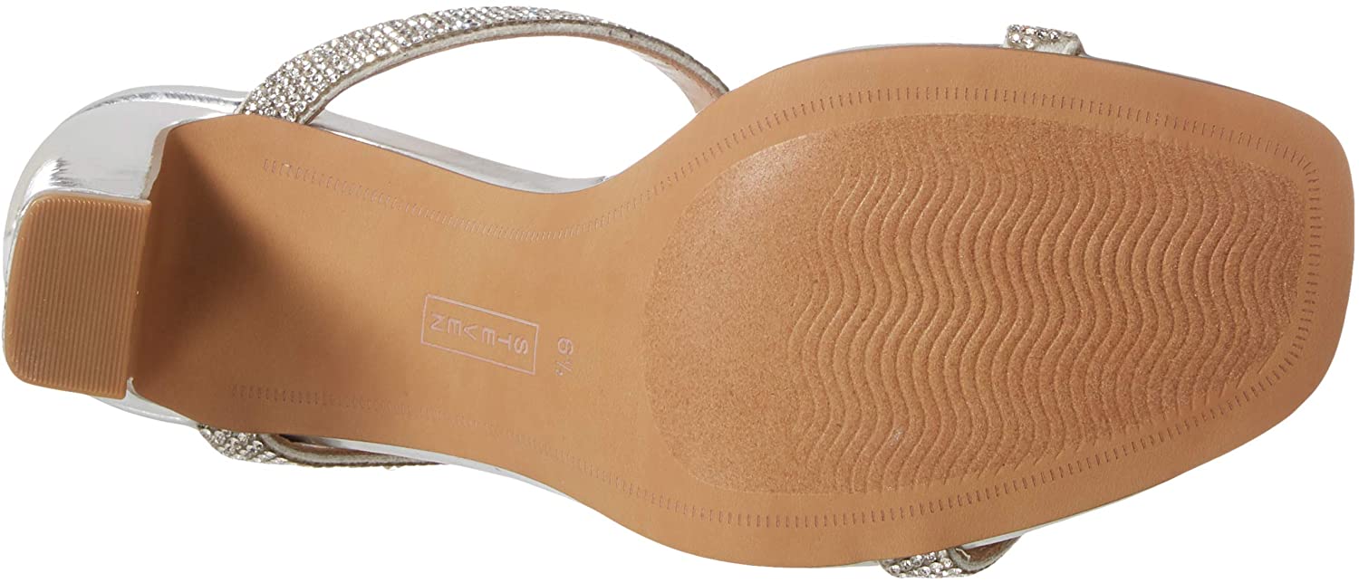 steven by steve madden jersey leather block heel sandals