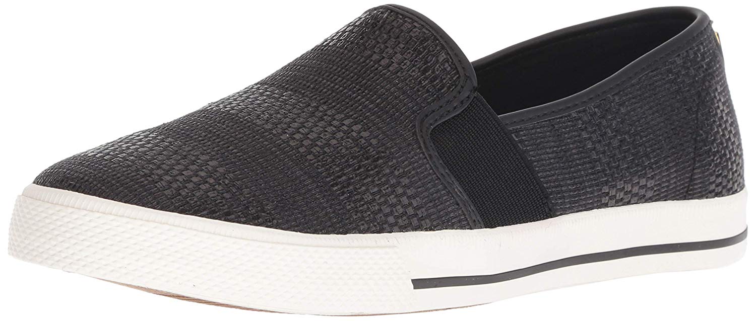 Ralph Lauren Womens Jinny Slipon SNEAKERS Low Top Size 8.b Black 20525