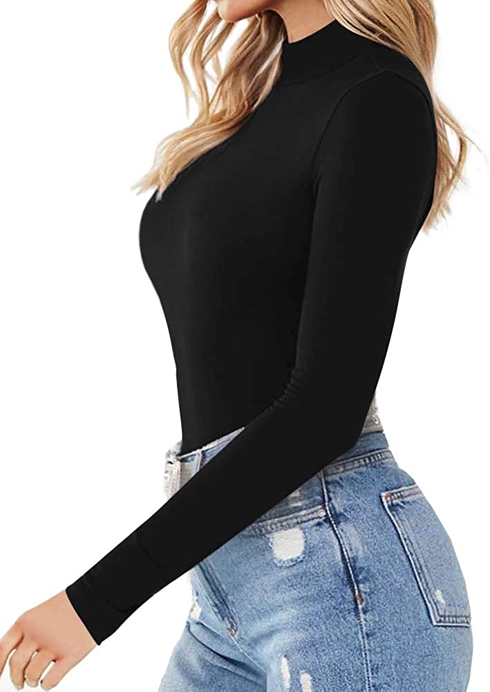mock turtle scoop neck