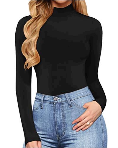 mock turtle scoop neck