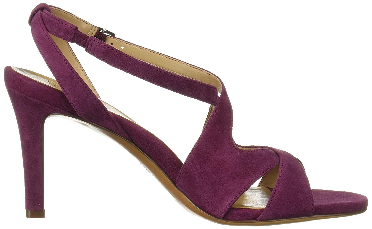 Naturalizer Womens Klein Leather Open Toe SlingBack, Boysenberry, Size 7.0 | eBay