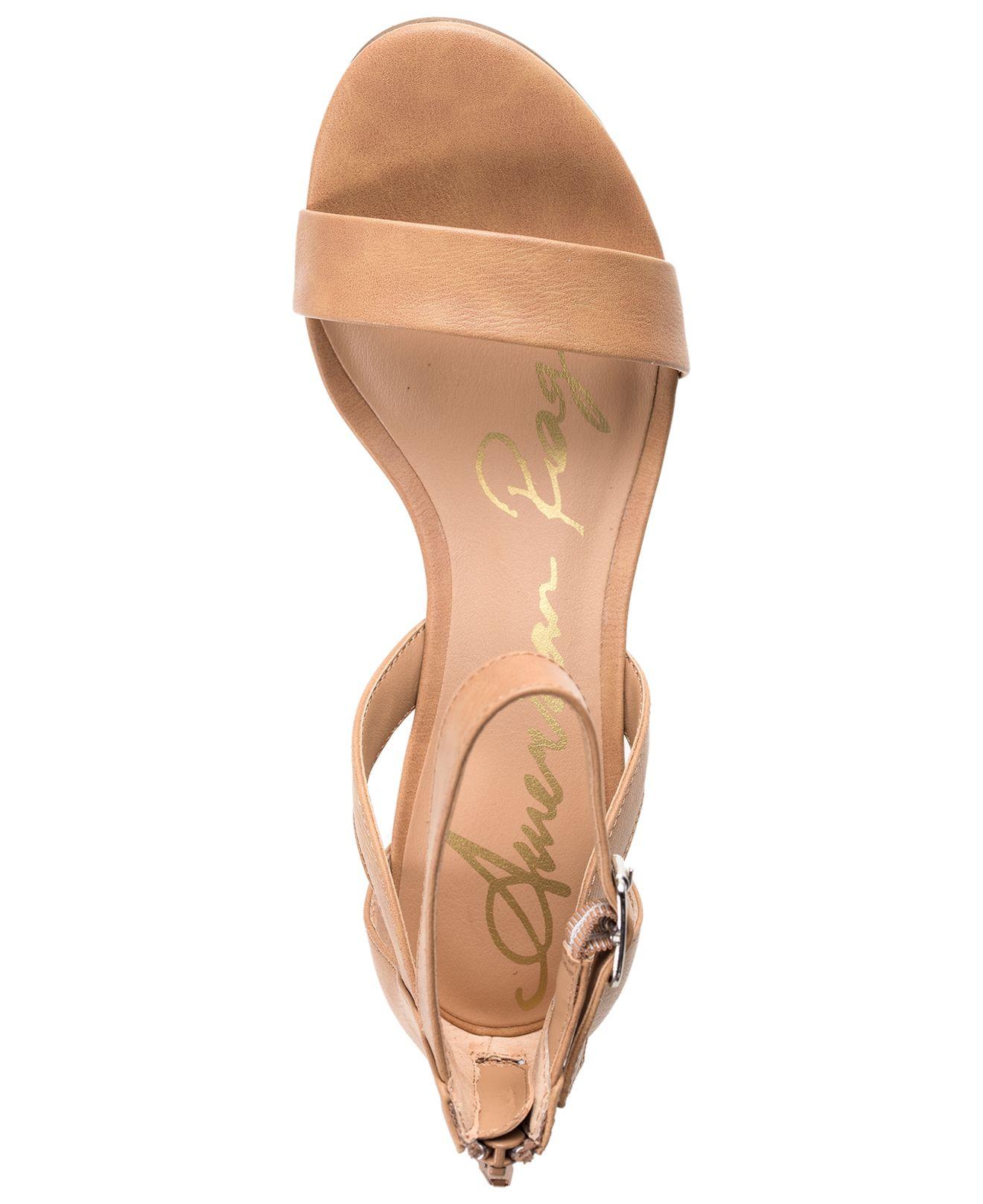 american rag ankle strap flats