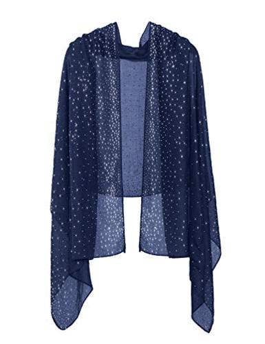 navy blue evening wrap
