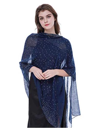 Shawls and Wraps for Evening Dresses Navy Blue, Blue, Size Large Zldb ...