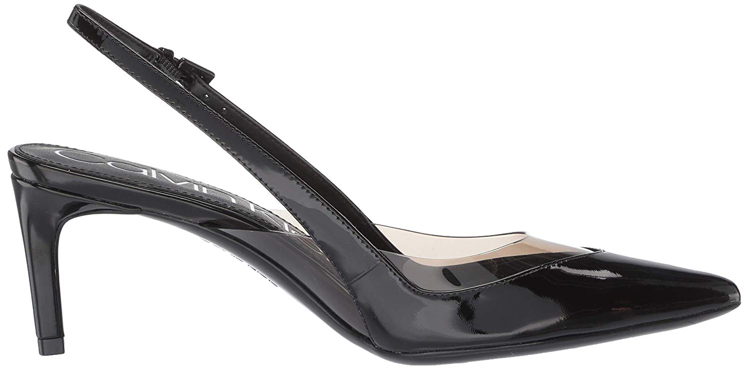 calvin klein lucite heel