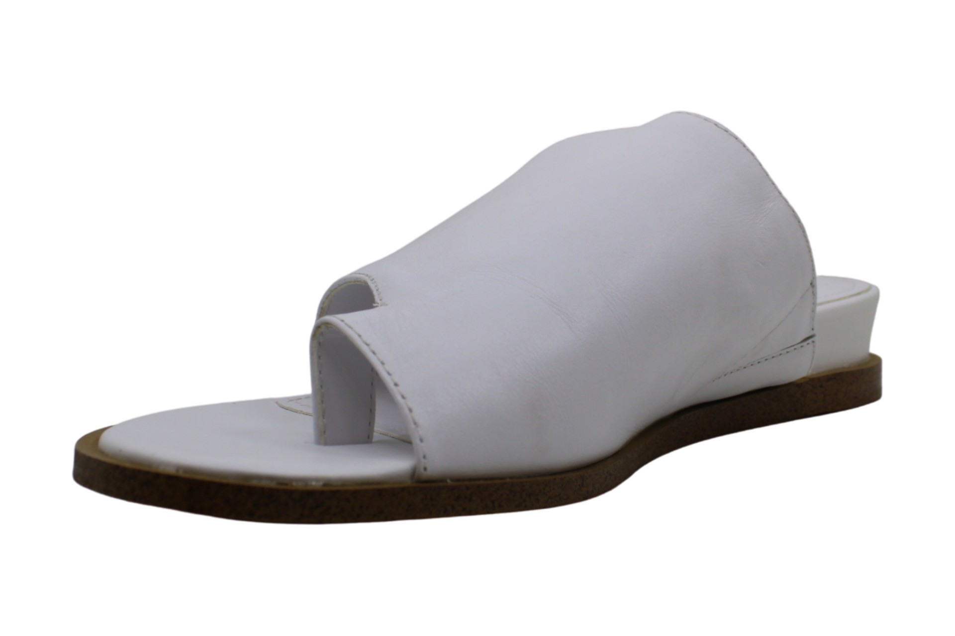 DKNY Womens Daz Leather Split Toe Casual Slide Sandals, White 4, Size 7 ...