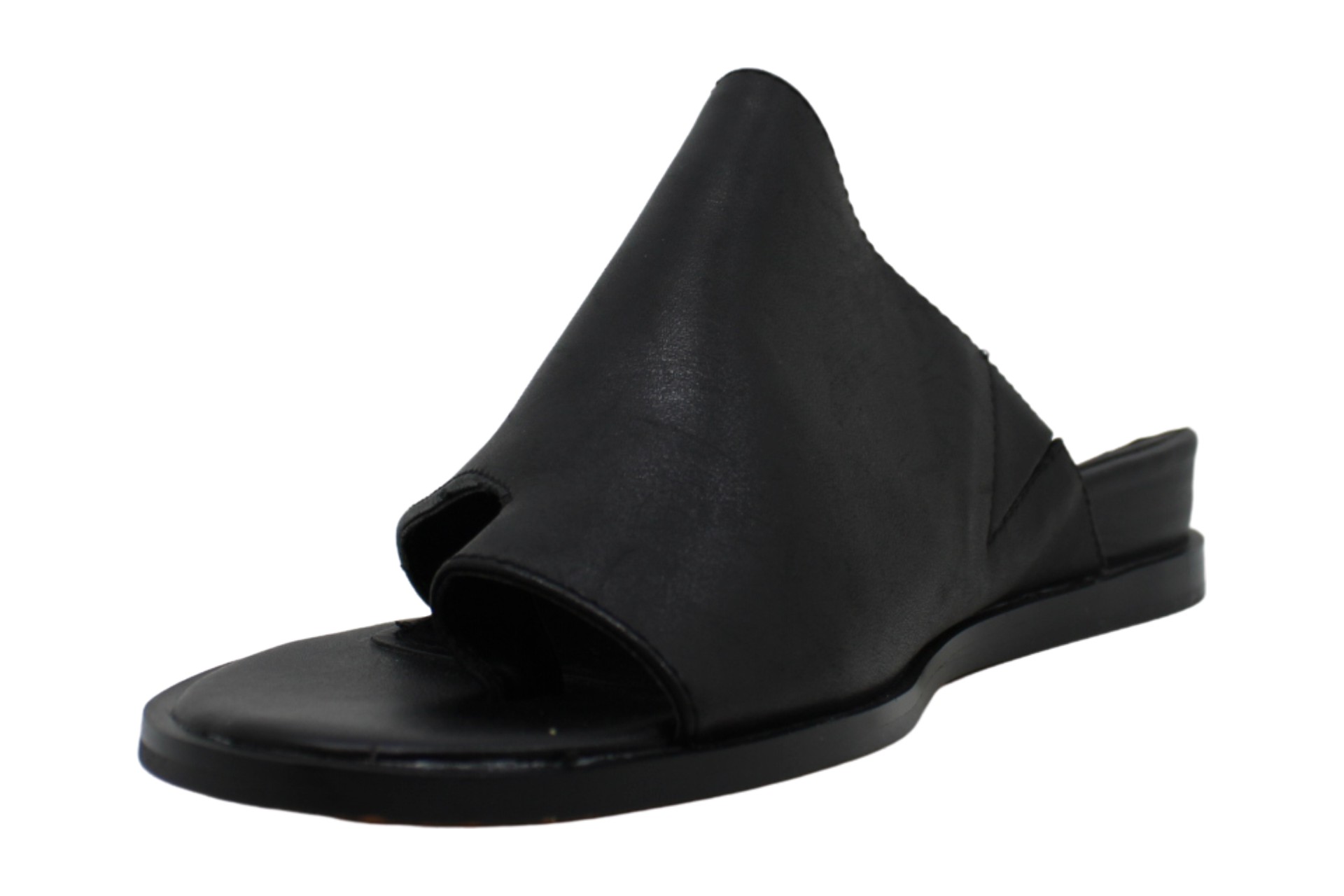 DKNY Womens Daz Leather Split Toe Casual Slide Sandals, Black , Size 8.0 rxMz | eBay