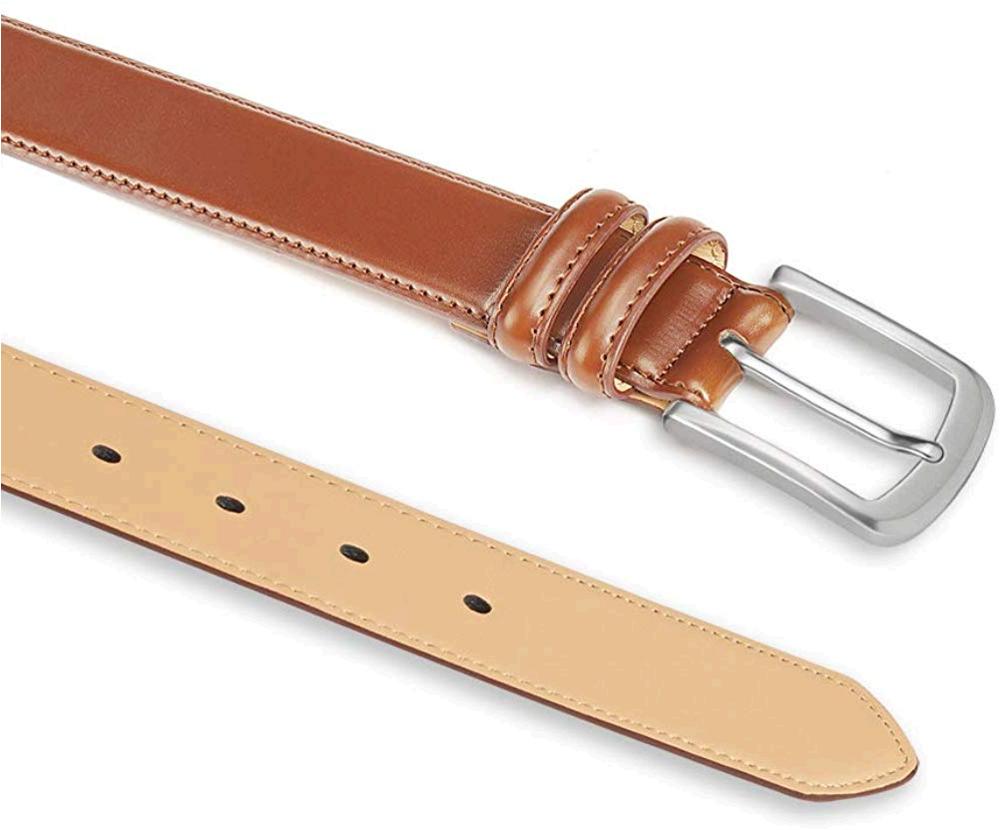Mens Belt,Bulliant Genuine Leather Belt, Brown, Size 34&quot;-38&quot; Waist Adjustable xJ | eBay