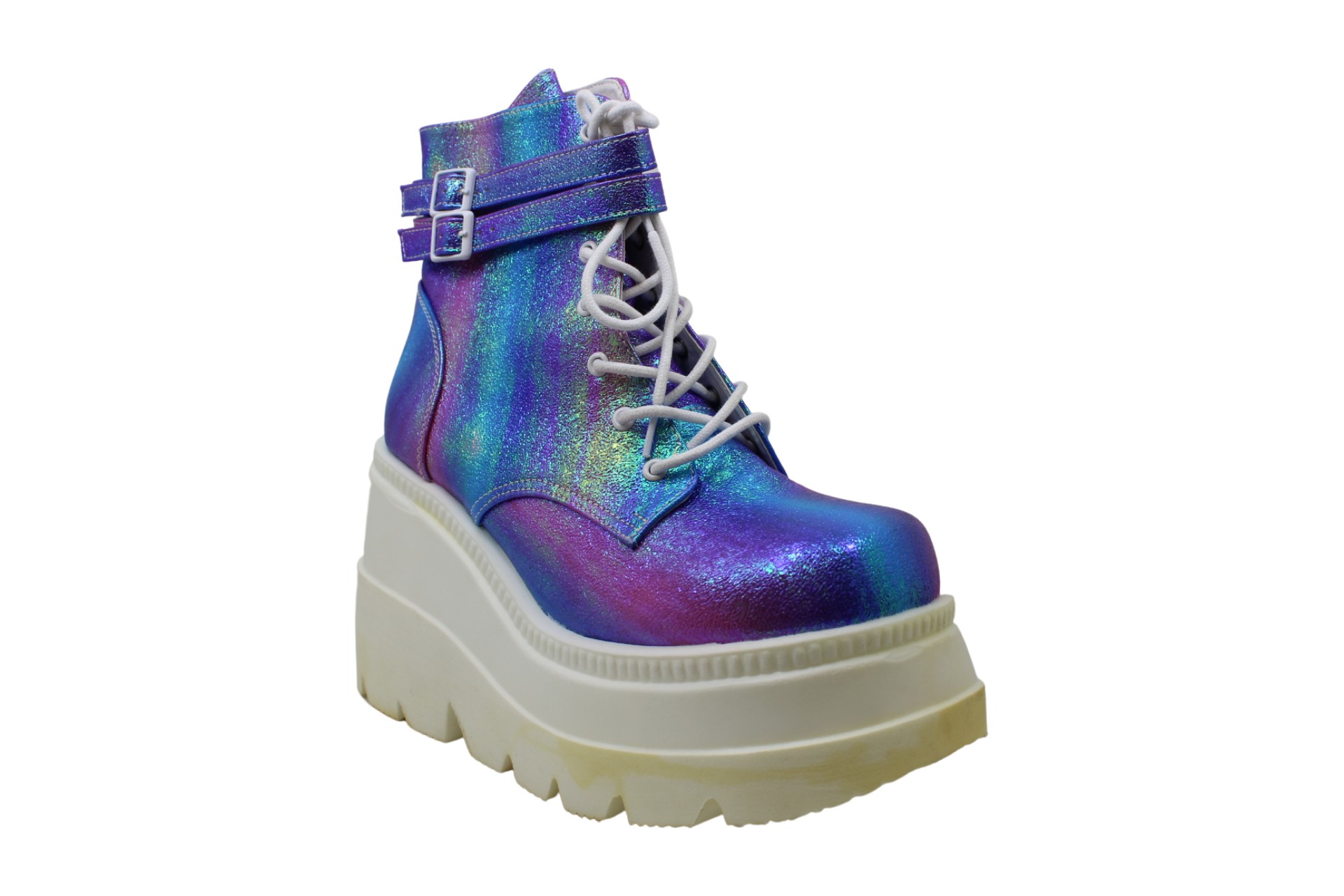 demonia high rise shaker boots