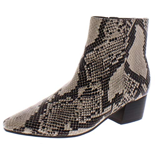 Marc Fisher Womens Tammea Leather Snake Print Booties, MultiColor, Size ...