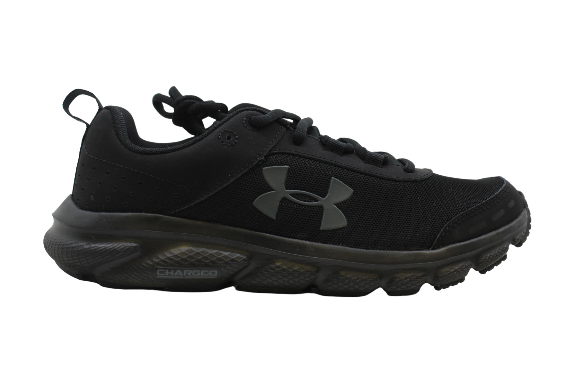 Under Armour Mens Under Armour Men's Charged Assert, Black (004)/White ...