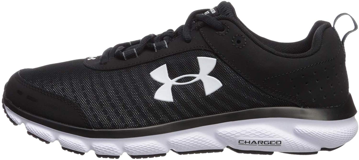 Under Armour Mens Under Armour Men's Charged Assert 8, Black/Black ...