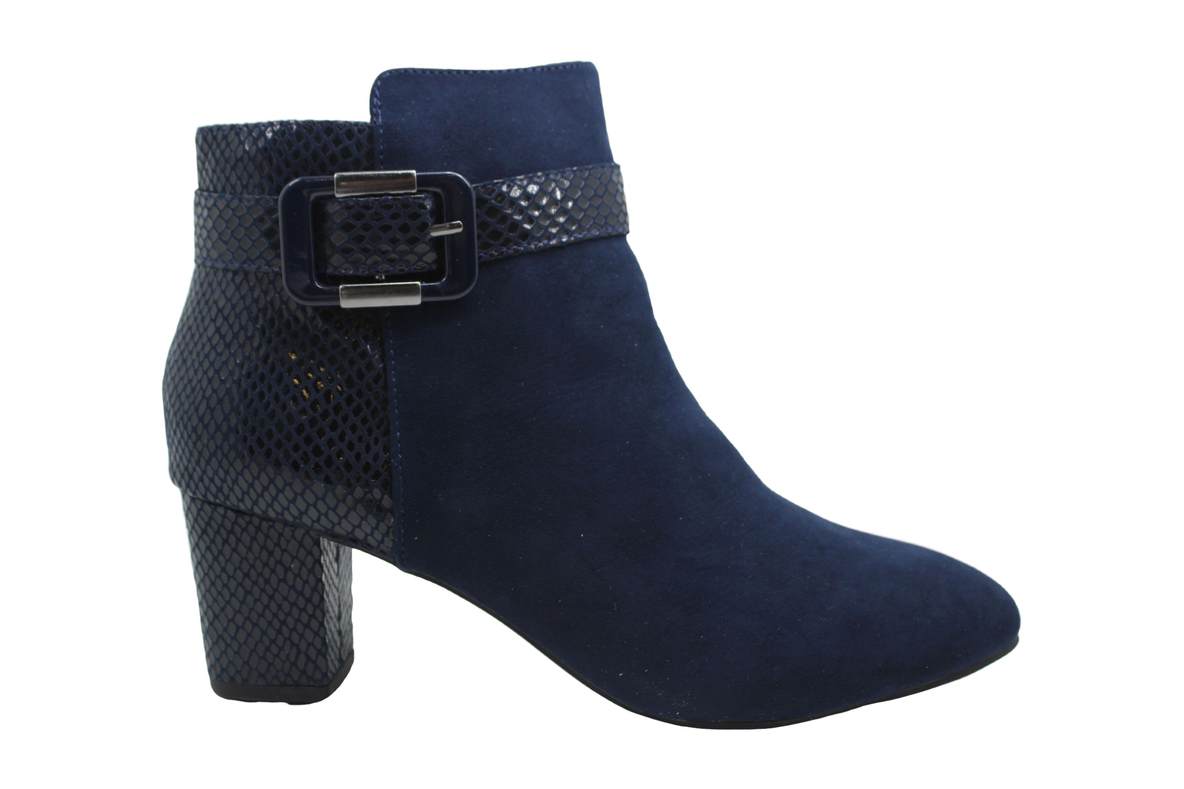 Karen Scott Womens ivyy Almond Toe Ankle Fashion Boots, Navy, Size 5.5 | eBay