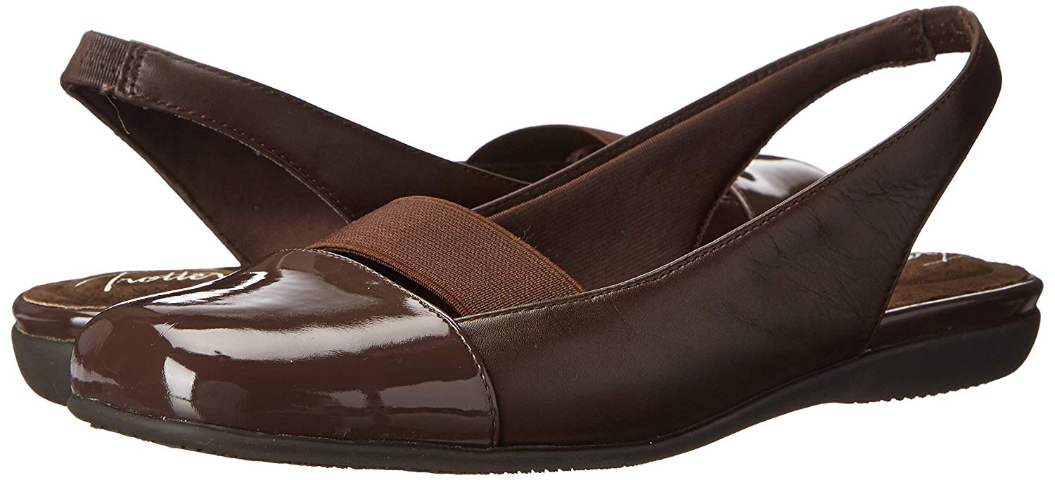 trotters sarina slingback flat
