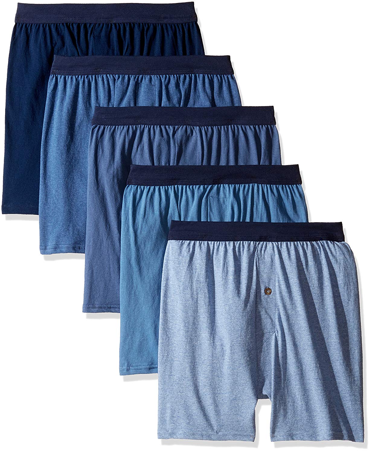 MKCBX5-Hanes Men's Tagless ComfortSoft Knit Boxers with, Assorted, Size ...