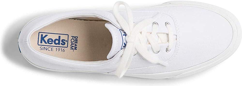 keds anchor canvas white