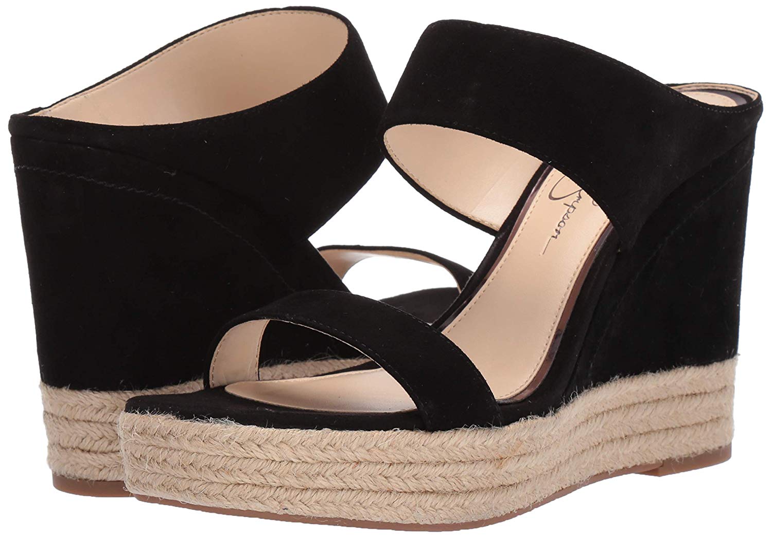 Jessica Simpson Siera Women's Sandal, Black, Size 9.5 q5eu | eBay