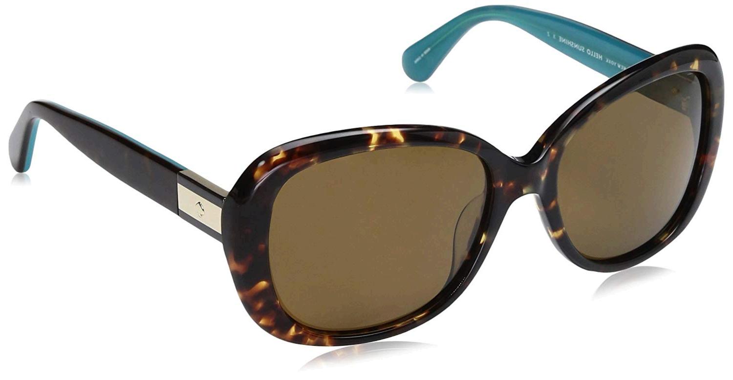 Kate Spade Women's Judyann/p/s Oval Sunglasses, HAVANA, MultiColor ...