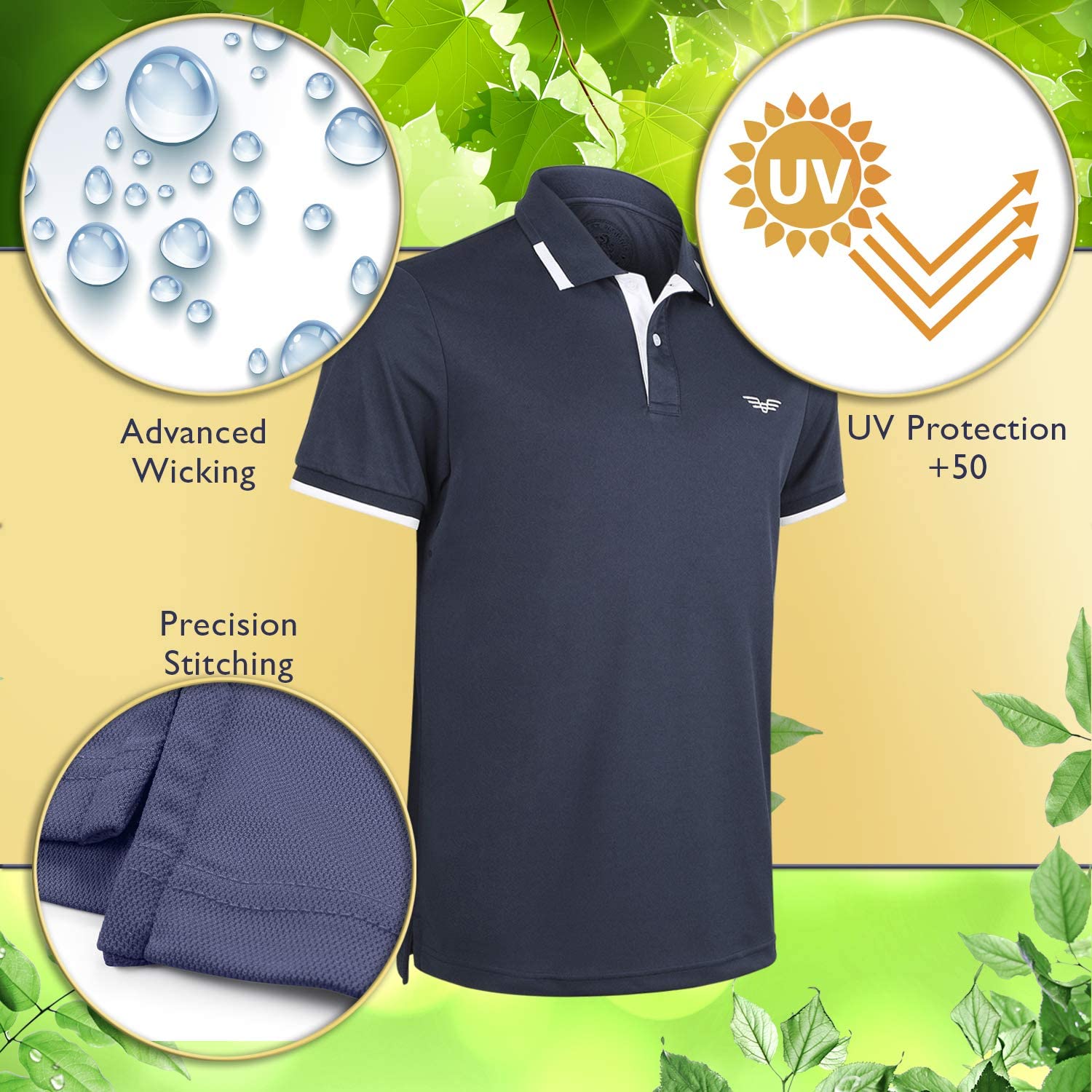 albert morris mens polo shirts