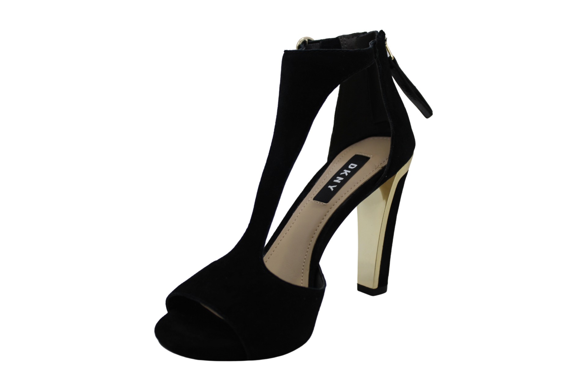 open toe suede shoes