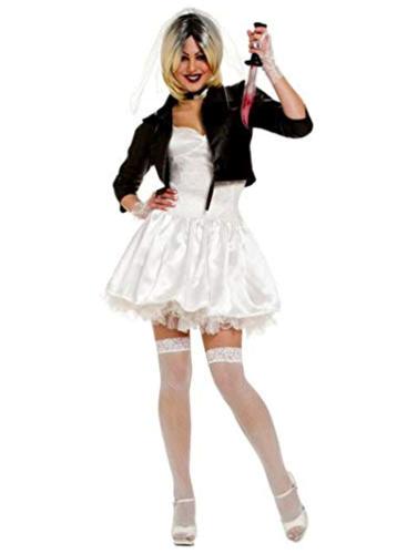 Costume Culture Women's Licensed Bride Of Chucky Costume,, White, Size ...